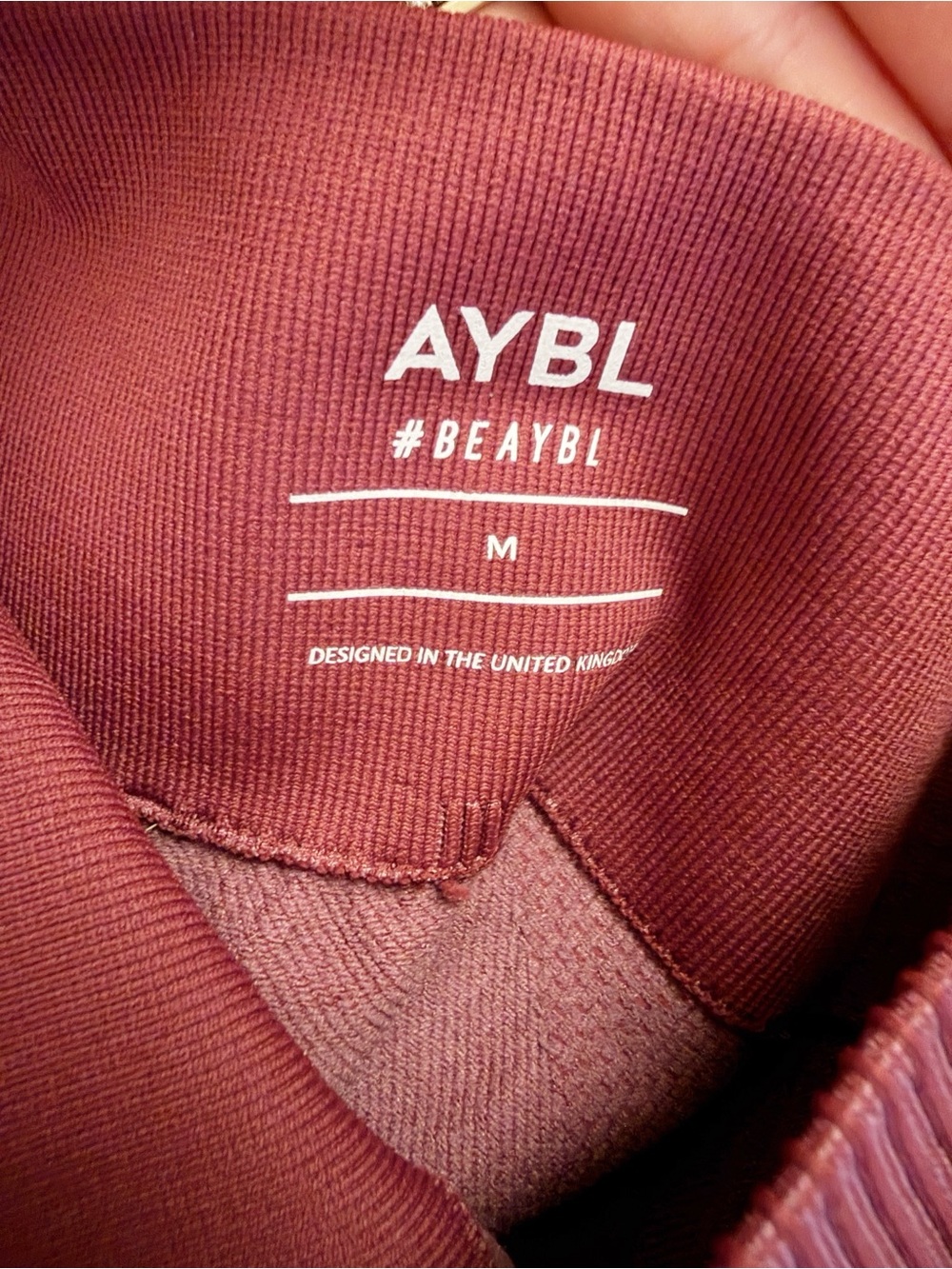 AYBL Reflex High-Waist Seamless Bike Shorts in Plum Size Medium NEW - Picture 10 of 11